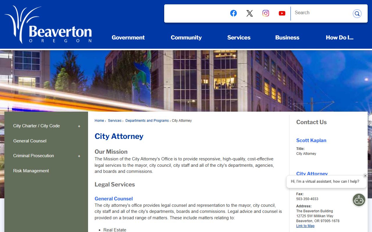 Beaverton Municipal Court Beaverton bankruptcy records