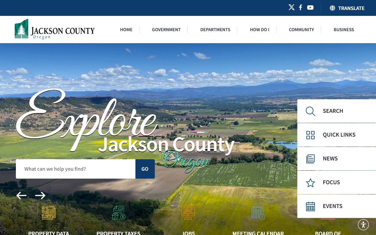 Jackson County official website for bankruptcy records access